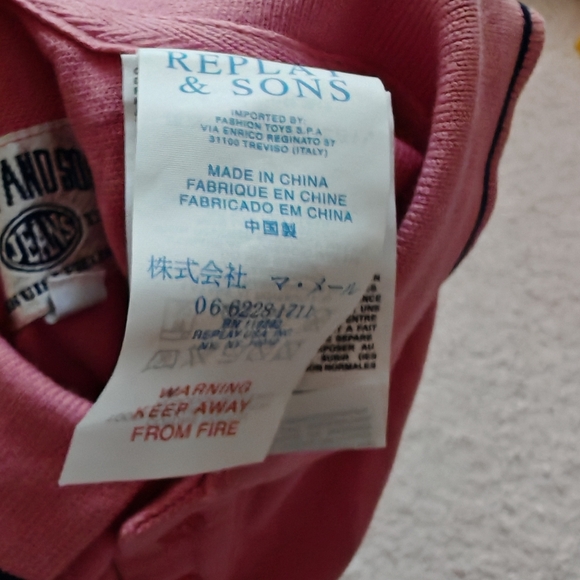 2/25 Replay and Sons Polo Shirt - Picture 15 of 15